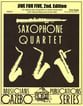 Jive for Five, 2nd Edition SATB Saxophone Quartet opt. Bass and Drum Set cover